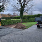 Travaux aux abords de la mairie et de la salle Champlain