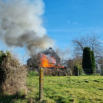 Incendie dans une maison