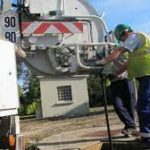 Curage du réseau d'assainissement collectif par la SAUR