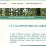 Déclaration de meublés