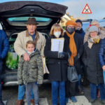 Distribution du colis de Noël