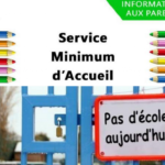 Service minimum d'accueil - grève du 7 mars 2023